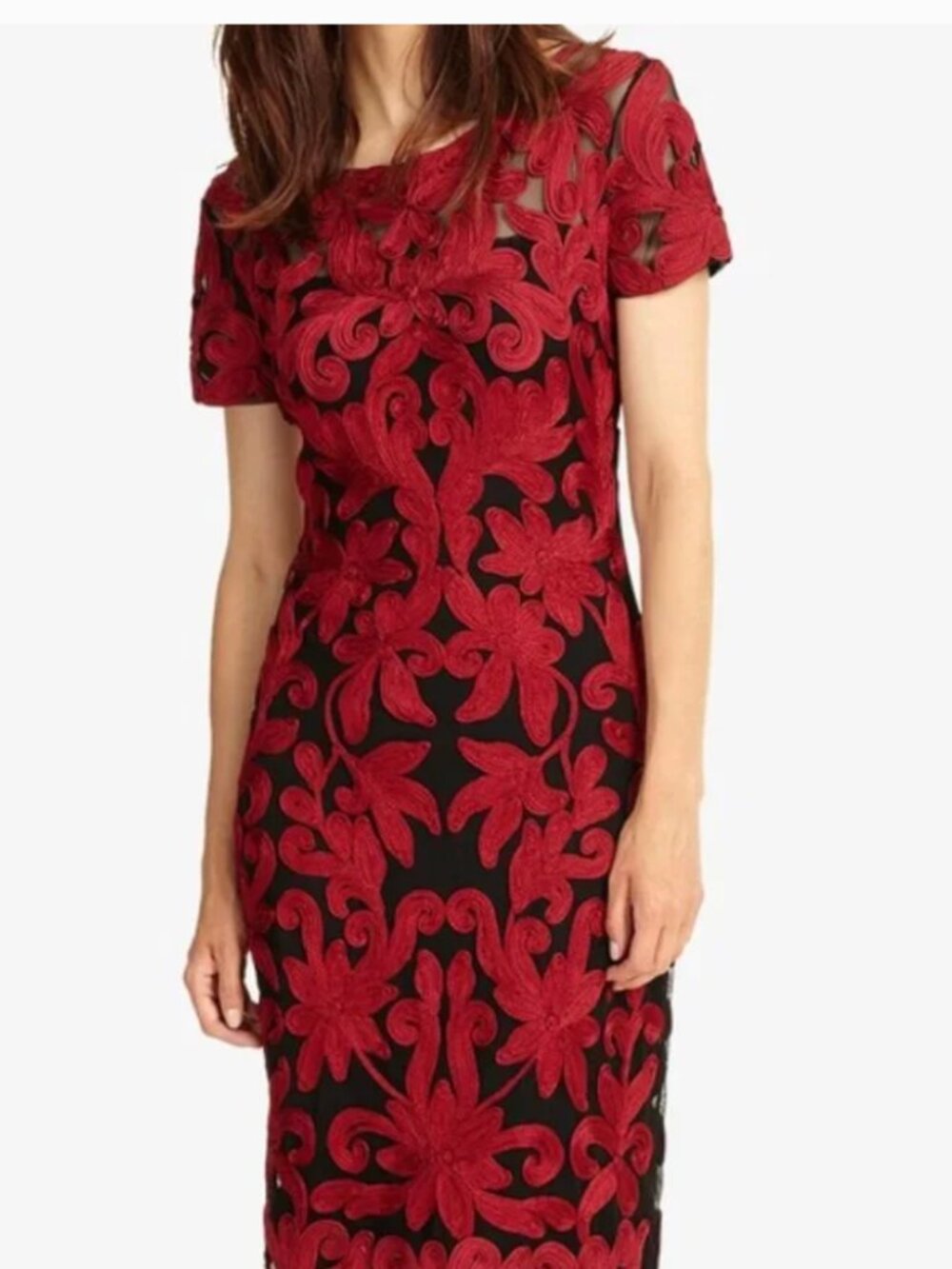New Phase Eight Indra Tapework Dress Size 2